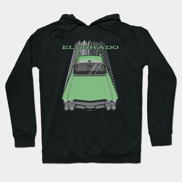 Cadillac Eldorado Biarritz Convertible 1959 - Green Hoodie by V8social